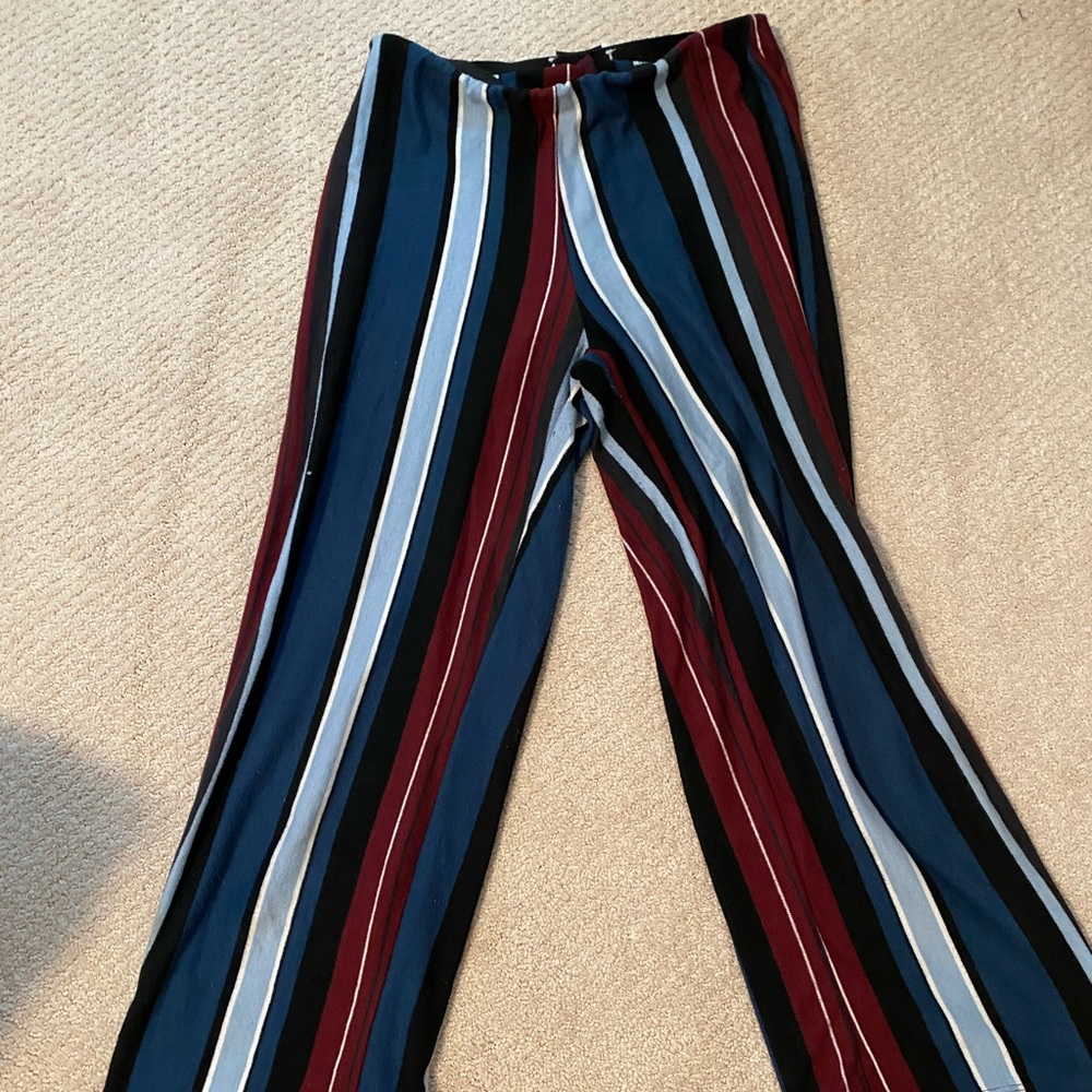 Urban Outfitters striped cropped pants